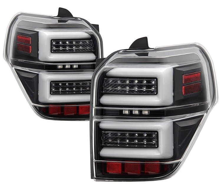 LED Tail Lights 2010-2014 Toyota 4Runner, Black