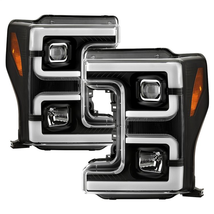 HEADLIGHTS BLK FORD SD