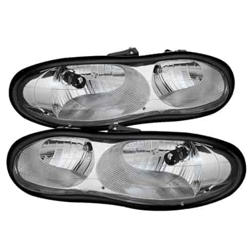 xTune Crystal Headlights 1998-2002 Chevy Camaro
