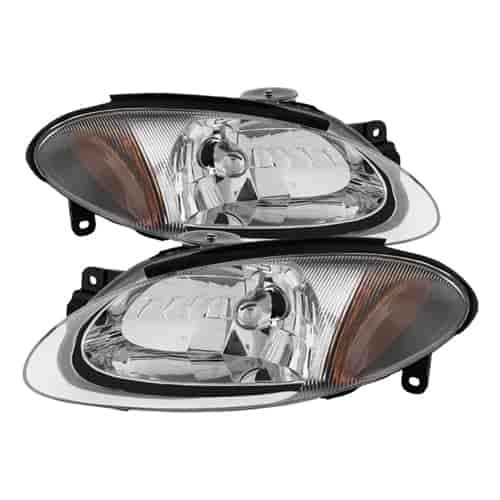 xTune Crystal Headlights 1998-2003 Ford Escort ZX2 Coupe