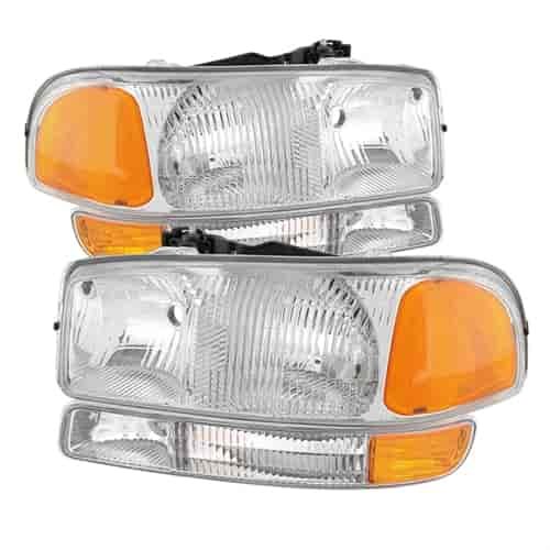 xTune Crystal Headlights 1999-2006 GMC Sierra