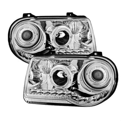 xTune Halo Projector Headlights 2005-2010 Chrysler 300C