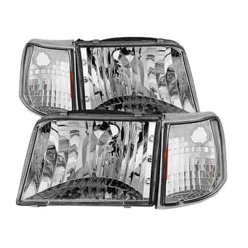 xTune Crystal Headlights 1993-1997 Ford Ranger