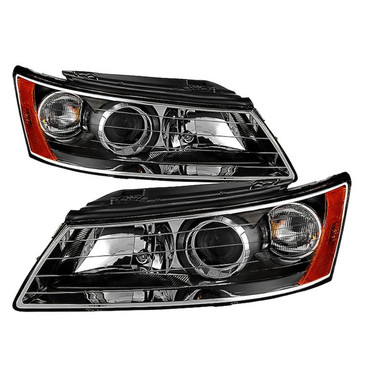 xTune OEM Style Crystal Headlights 2006-2008 Hyundai Sonata