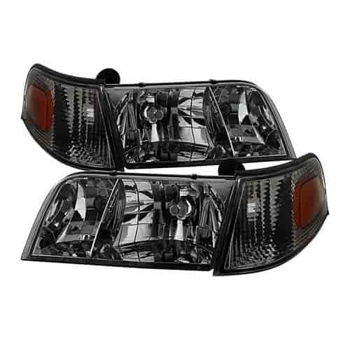 xTune Crystal Headlights 1998-2011 Ford Crown Victoria