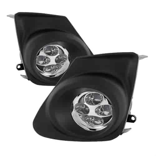 Fog Lights DRL LED w/Switch 2011-2015 Toyota Corolla