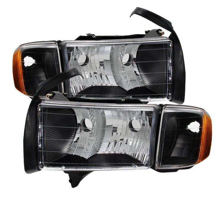 xTune OEM Style Crystal Headlights 1999-2002 Dodge Ram