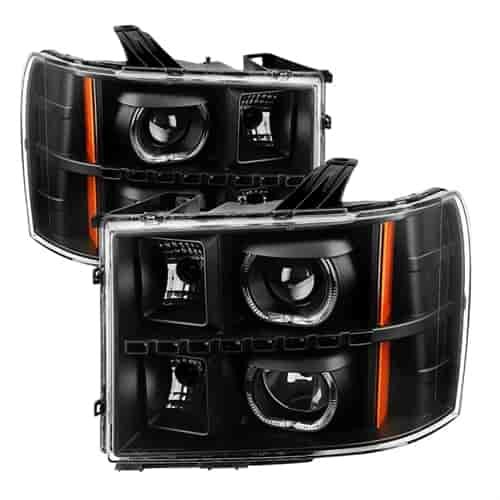xTune Halo LED Projector Headlights 2007-2013 GMC Sierra