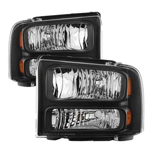xTune OEM Style Crystal Headlights 1999-2004 Ford F250/350/450 Super Duty/Excursion