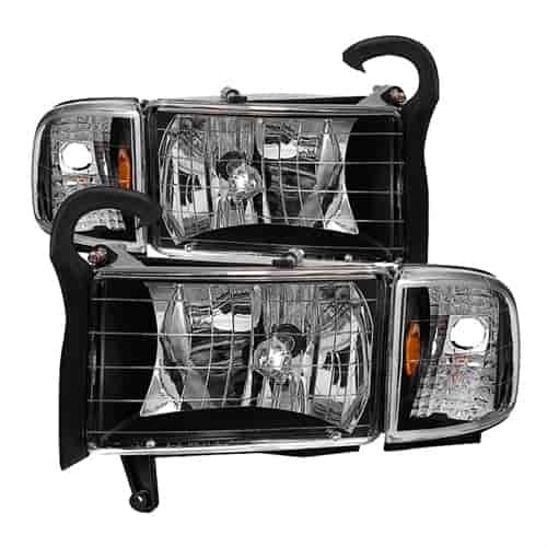 xTune OEM Style Crystal Headlights 1994-2002 Dodge Ram