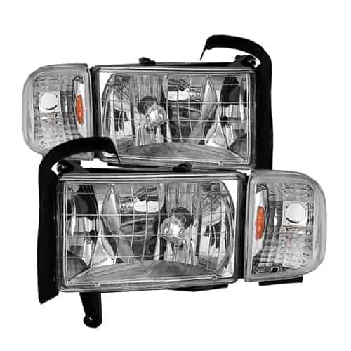 xTune OEM Style Crystal Headlights 1994-2002 Dodge Ram