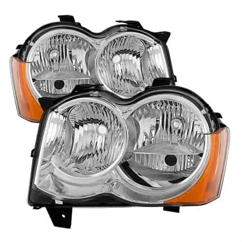 xTune OEM Style Crystal Headlights 2008-2010 Jeep Grand Cherokee