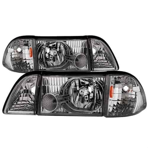xTune OEM Style Crystal Headlights 1987-1993 Ford Mustang