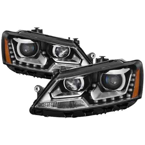 xTune DRL Projector Headlights 2011-2014 Volkswagen Jetta