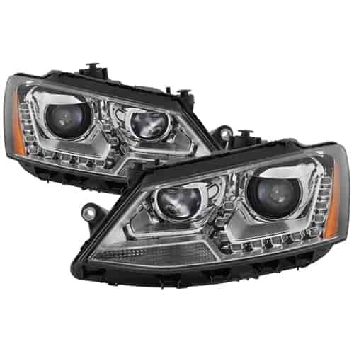 xTune DRL Projector Headlights 2011-2014 Volkswagen Jetta