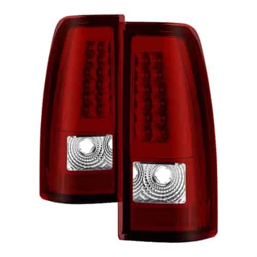 xTune Light Bar LED Tail Lights 1999-2002 Chevy Silverado