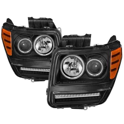 xTune CCFL Halo Projector Headlights 2007-2011 Dodge Nitro