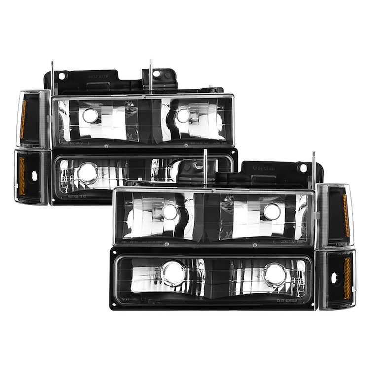 xTune Crystal Headlights 1994-1998 GMC C/K 1500/2500/3500/Sierra