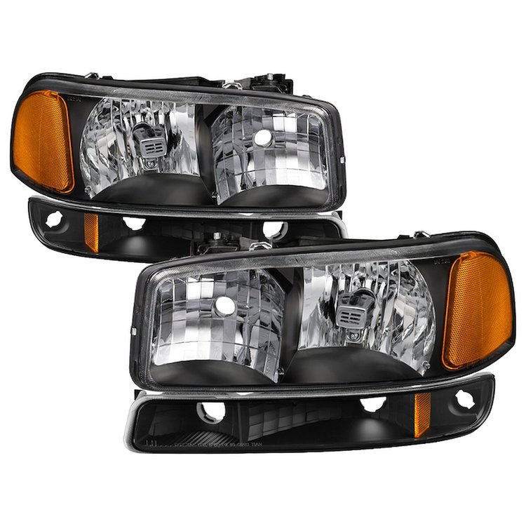 xTune Crystal Headlights 1999-2006 GMC Sierra
