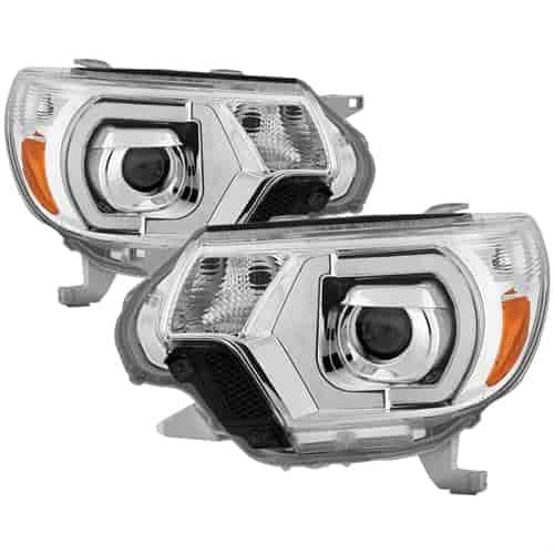 xTune Light Bar DRL Projector Headlights 2012-2015 Toyota Tacoma