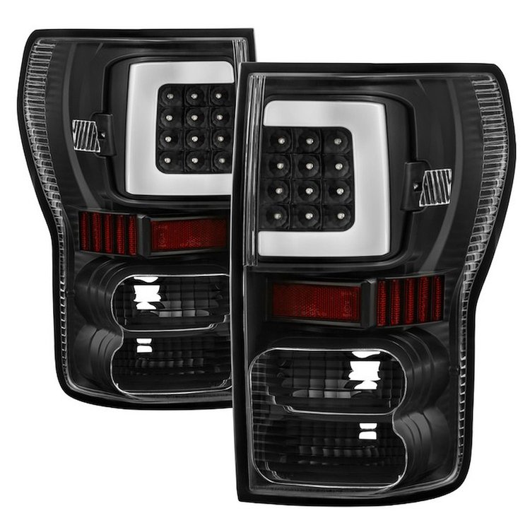 xTune Light Bar LED Tail Lights 2007-2013 Toyota Tundra