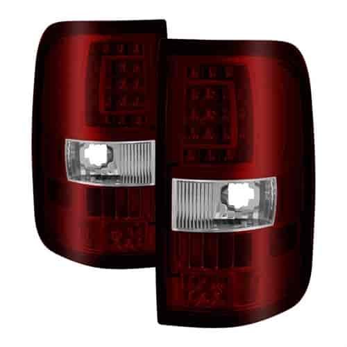 xTune C-Shape LED Tail Lights 2004-2008 Ford F150 Styleside