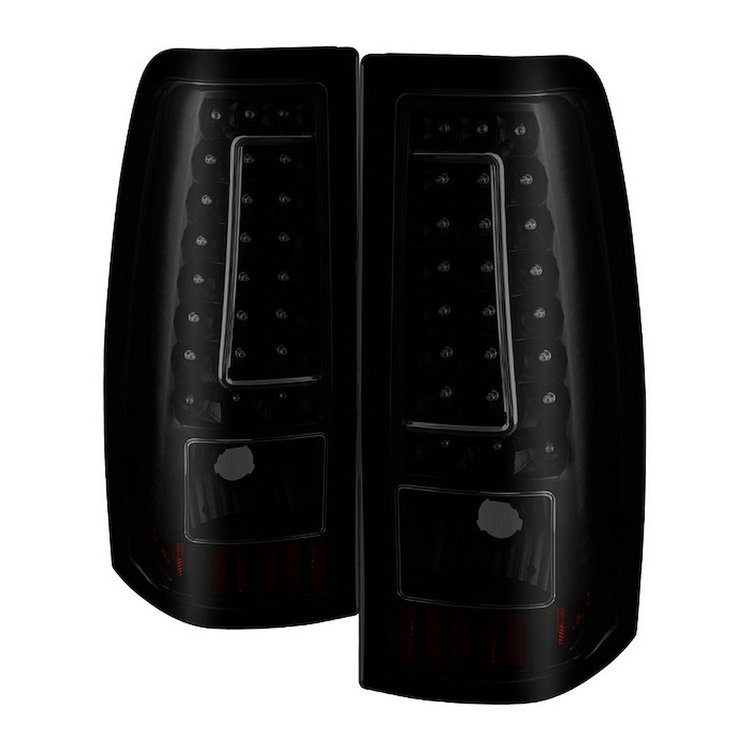 xTune C-Shape LED Tail Lights 2003-2006 Chevy Silverado