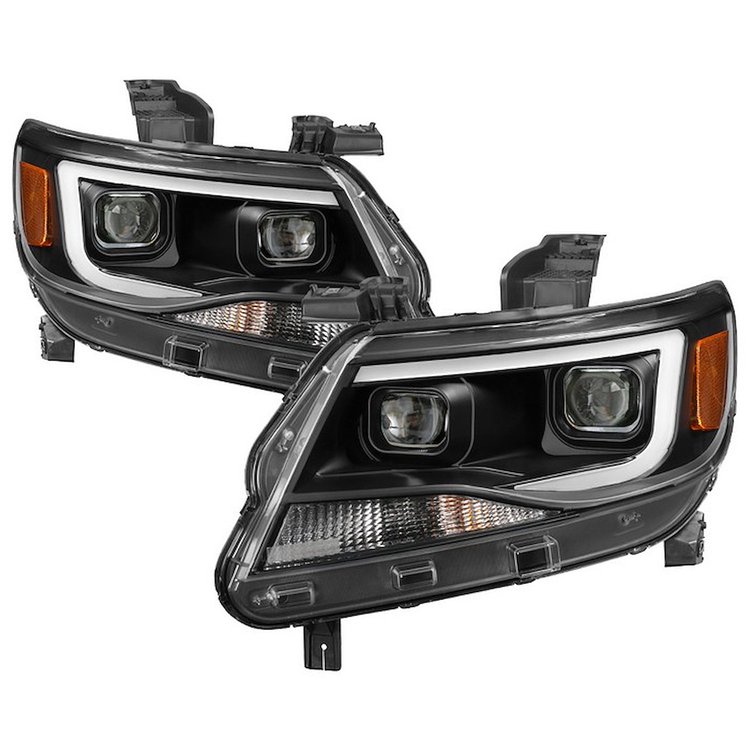 xTune Light Bar DRL Projector Headlights 2015-2017 Chevy Colorado