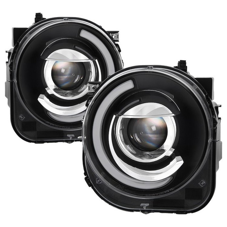 xTune Light Bar DRL Projector Headlights 2015-2017 Jeep Renegade