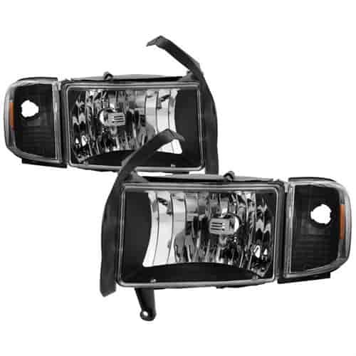 xTune OEM Style Crystal Headlights 1994-2001 Dodge Ram 1500