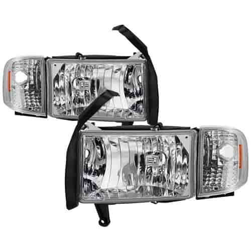 xTune OEM Style Crystal Headlights 1994-2002 Dodge Ram