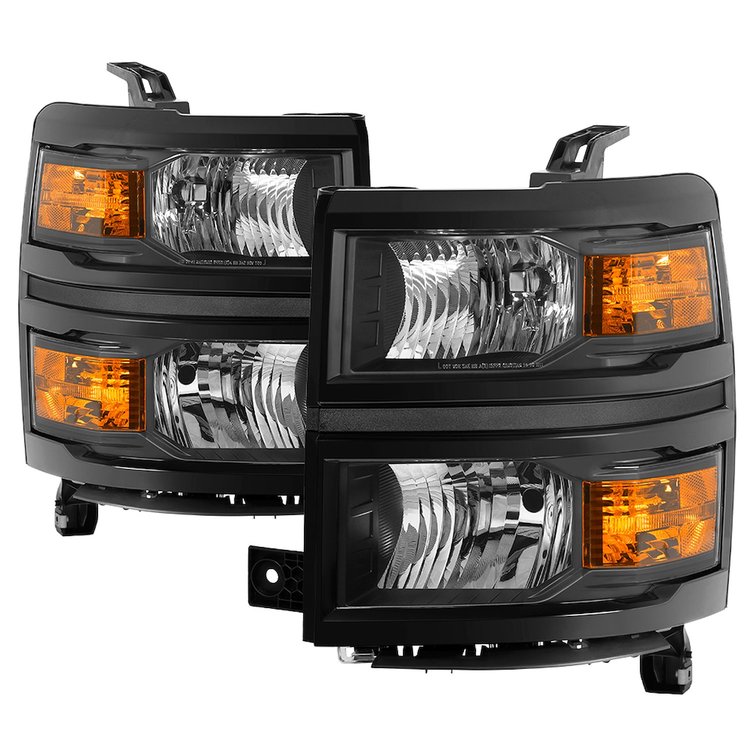 xTune OEM Style Crystal Headlights 2014-2015 Chevy Silverado