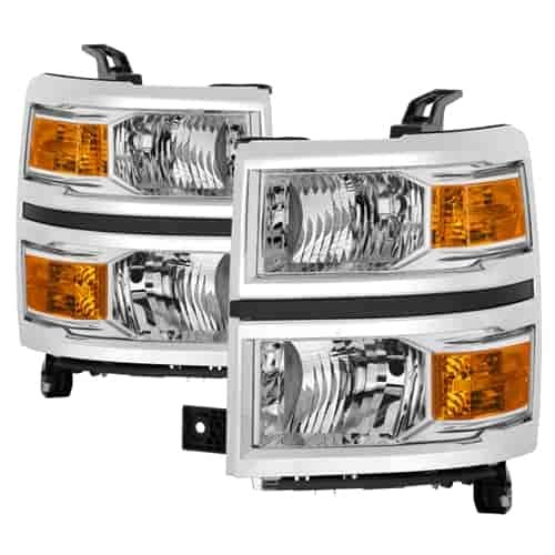 xTune OEM Style Crystal Headlights 2014-2015 Chevy Silverado