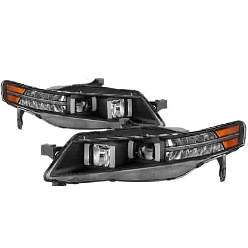 xTune Light Tube DRL Projector Headlights 2004-2008 Acura TL