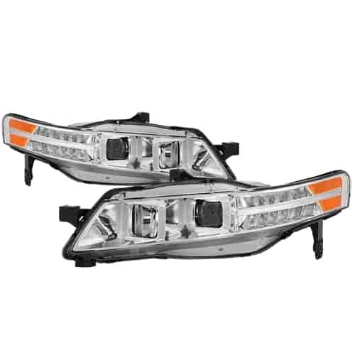 xTune Light Tube DRL Projector Headlights 2004-2008 Acura TL