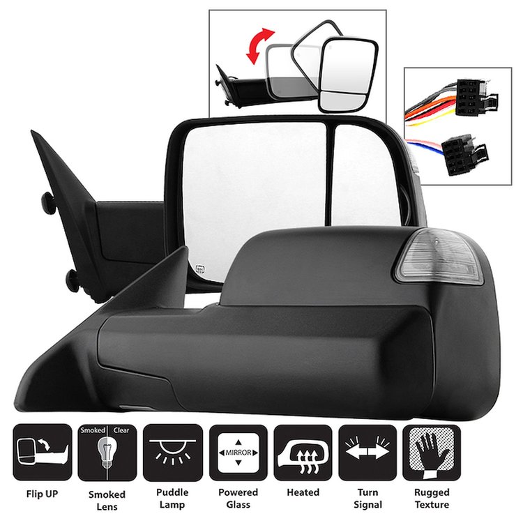 xTune Replacement Door Mirror 2009-2012 Dodge Ram