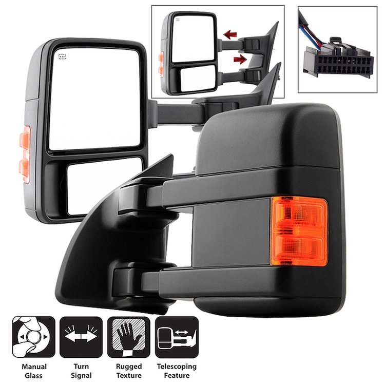 xTune Replacement Door Mirror 1999-2015 Ford SuperDuty