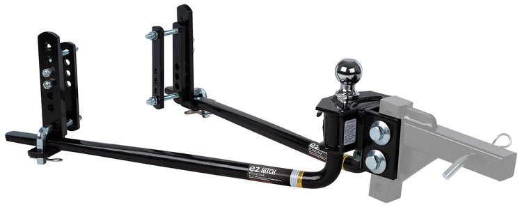 94-00-1033 e2 10K Round-Bar WD Hitch With Built-In Sway Control [No-Shank Model]
