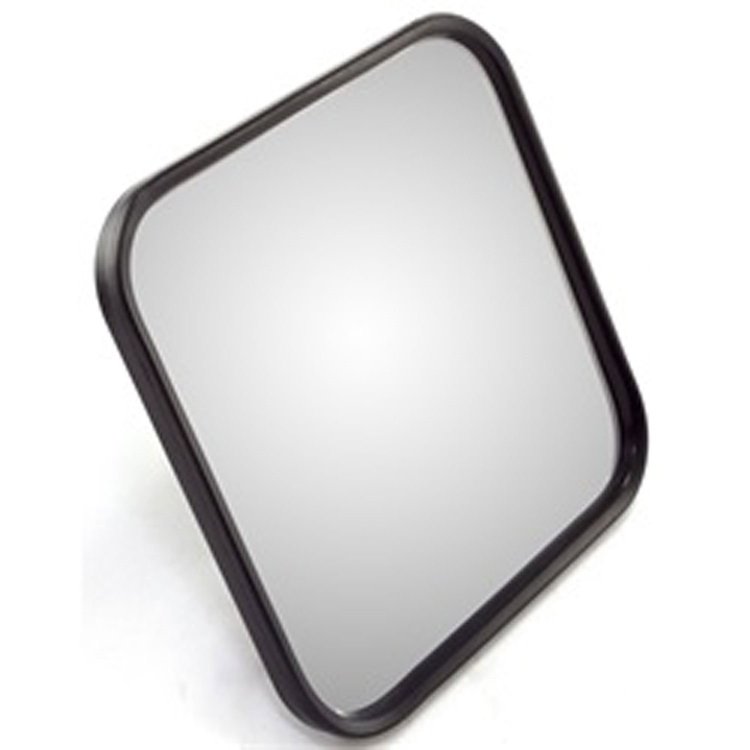 Black narrow replacement mirror head from Omix-ADA, Fits 55-86 Jeep CJ models