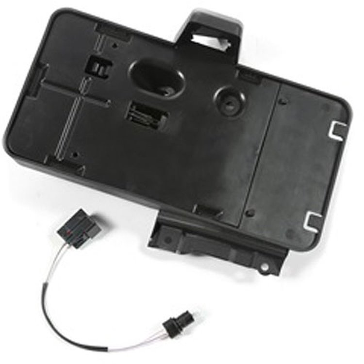 License Plate Bracket for 2007-2018 Jeep JK Wrangler [Black Plastic]