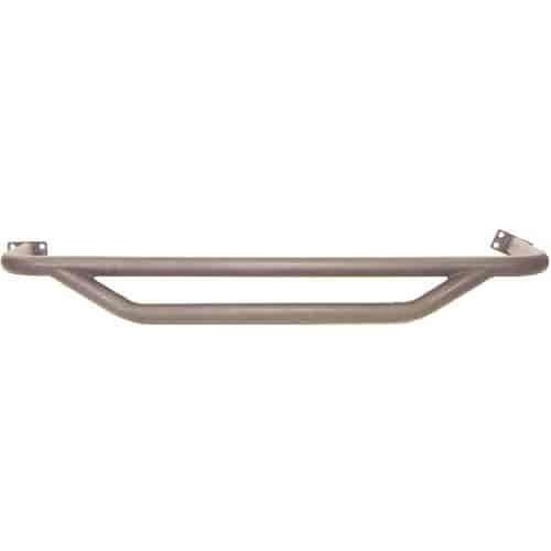 These RRC rocker guards from Rugged Ridge have a titanium powder coat finish and fit 87-95 Jeep Wran