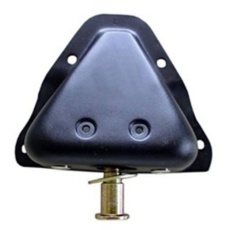 This door latch bracket and striker pin from Omix-ADA fits the right side of 81-86 Jeep CJ7 and CJ8