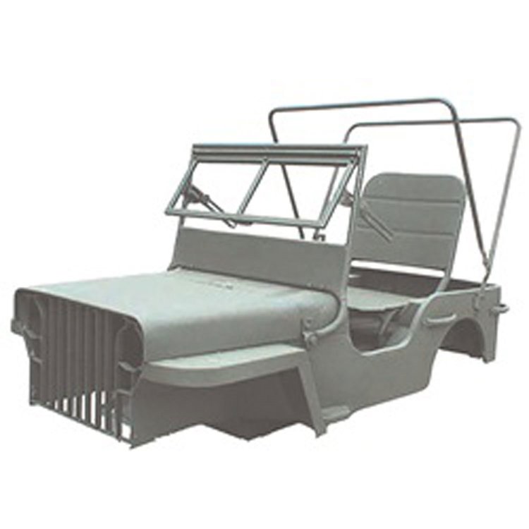 Mini MB Body Kit for Use with ATV UTV Go Kart Riding Lawn Mower Chassis. Includes Fenders Hood Top Bow Windshield and Tailgate