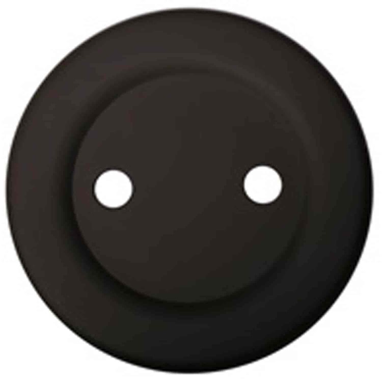 This spare tire carrier retainer plate from Omix-ADA fits the early style 2-bolt tire carriers. Fits