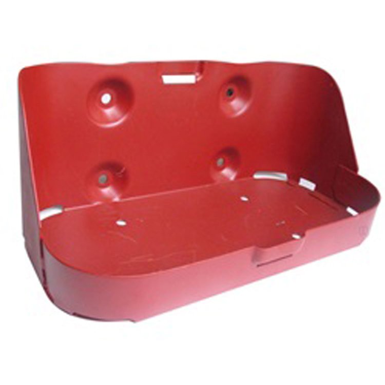This reproduction Jerry Can carrier from Omix-ADA fits 41-71 Willys and Jeep models. The Jerry Can is not included.