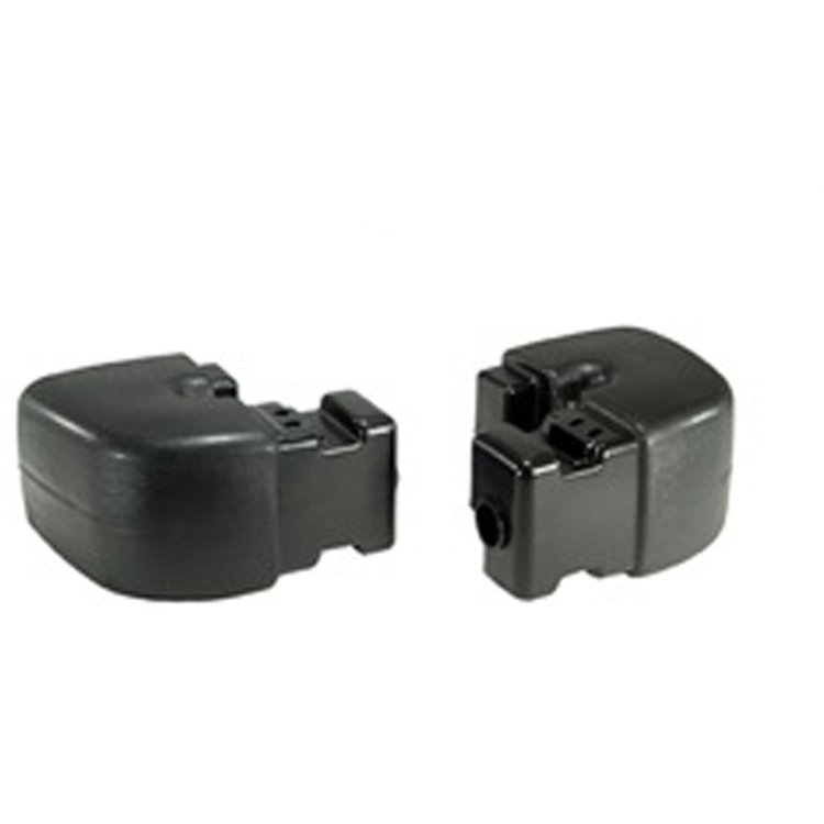 Replacement rear bumper extension, Fits left side on 97-06 Jeep Wrangler TJ and 04-06 LJ Wrangler Unlimited. Black