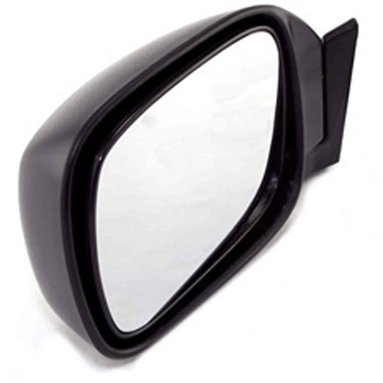 This black folding power door mirror from Omix-ADA fits the left door on 97-01 Jeep Cherokee XJ. Con