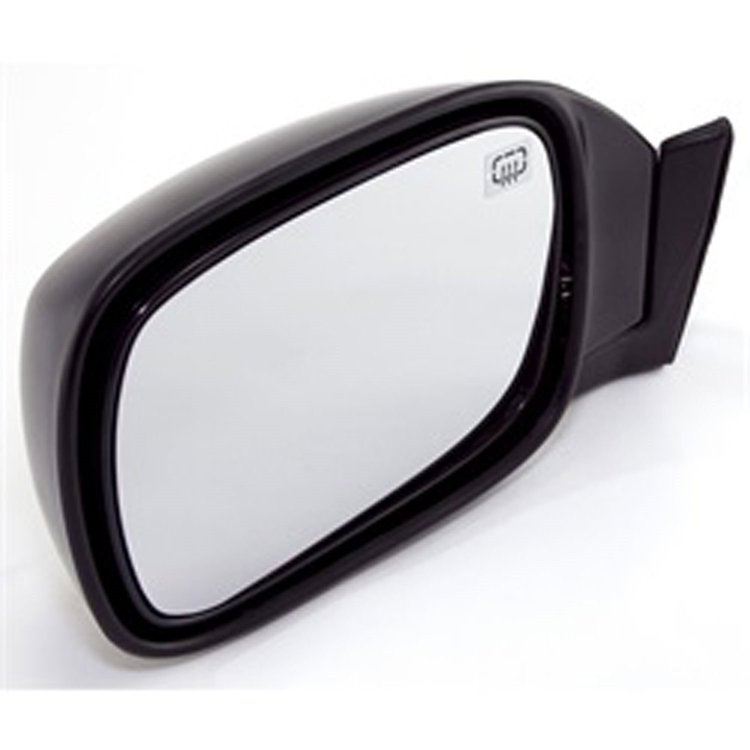This black folding power door mirror from Omix-ADA is heated and fits the left door on 97-01 Jeep Cherokee XJ.