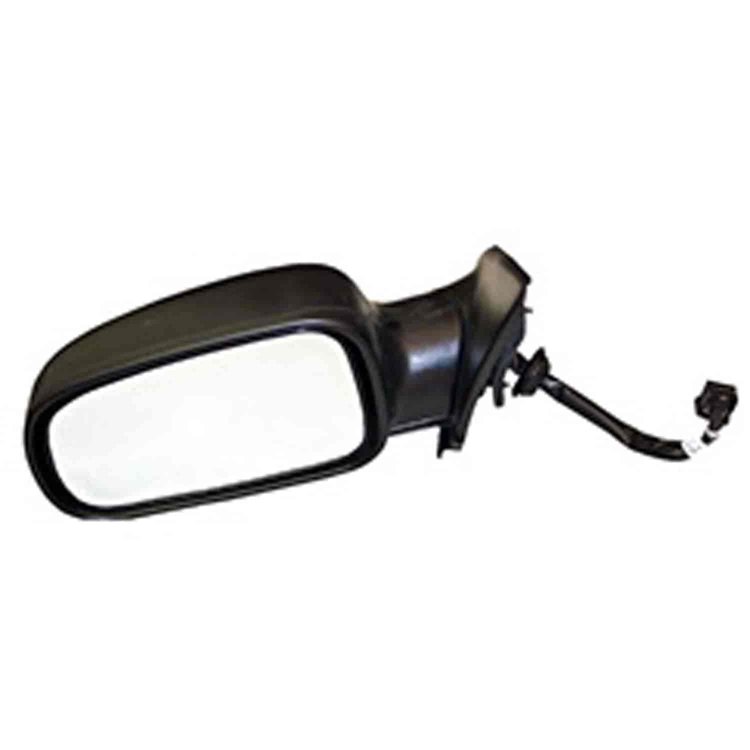 This black folding power door mirror from Omix-ADA fits the left door on 99-04 Jeep Grand Cherokee WJ.