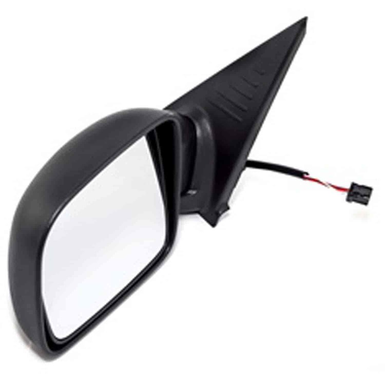 This black folding power door mirror from Omix-ADA fits the left door on 02-07 Jeep Liberty KJ.